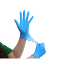 medical examination blue nitrile gloves powder free