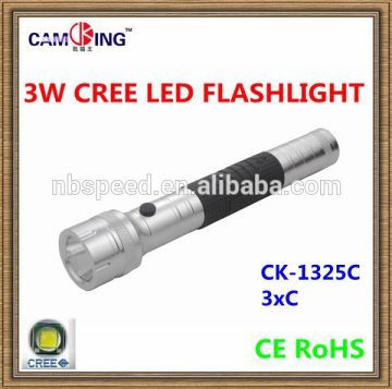 CREE LED flashlight torch,aluminum torch flashlight,high power led flashlight