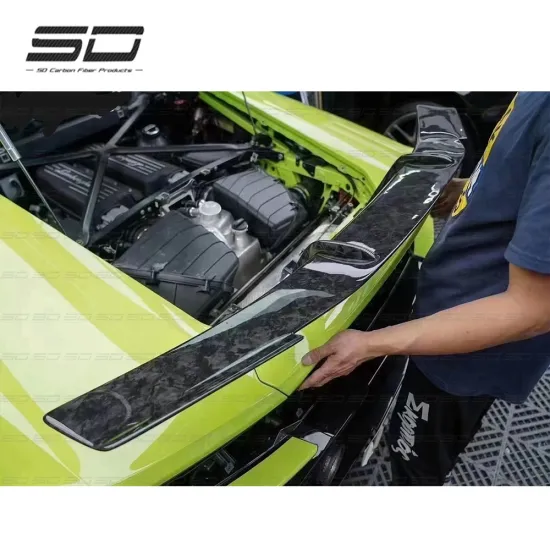 Real Dry Carbon Forged Rear Spoiler Wing for Lamborghini Huracan LP610/LP580/EVO N Style