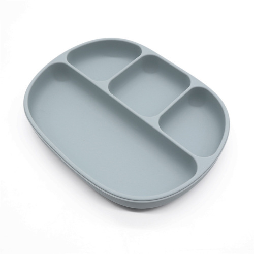 Placă de aspirație divizată din silicon ovală cu 4 compartimente