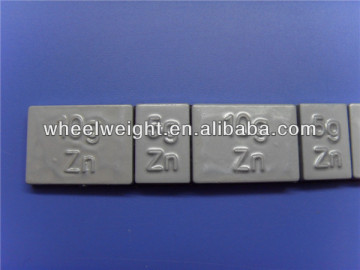 zn(zinc) adhesive/stick on wheel weights