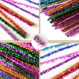 6mm 12" Assorted Colored Creative DIY Tinsel Craft Pipe Cleaners Kits