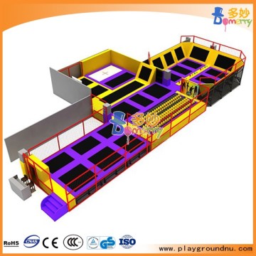 2016 Domerry NEWEST indoor used trampoline playground