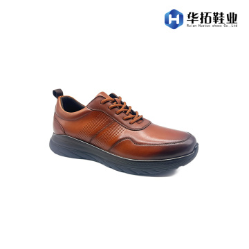 Вневременная британская мужская повседневная кожаная обувь