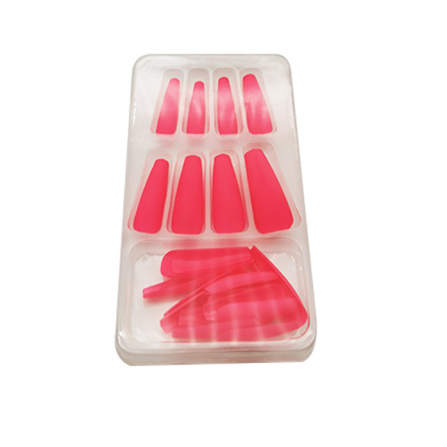 Fake Nails Insert Packaging Tray with Clear Lid