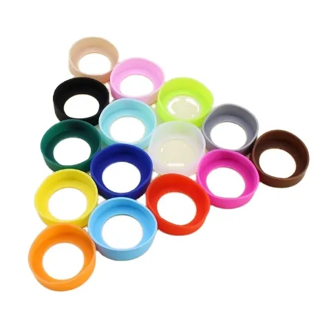 Protective Silicone and Stainless Steel Tumbler, Water Bottle Bottom Sleeve Cover & Mat in Multiple Sizes: Y36 8cm, 8.5m, 9cm, 9.5cm