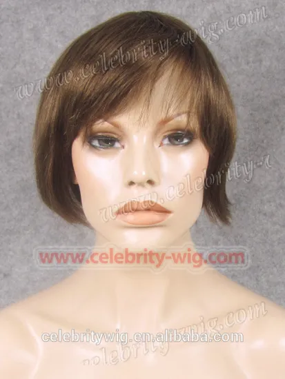 wholesale notangle no shedding100% human virgin machine made wig