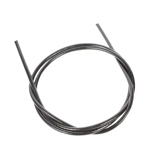 High Tensile Black PU/PA Plastic Coated Wire Rope