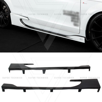 Gonne laterali in fibra di carbonio a Rowen per Audi TT MK2 2008-2014 Accessori per il corpo per auto