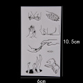JETTING Hot 1 PC Henna Tattoo Stencil Beauty Women Body Leg Hand Feet Art Airbrush Drawing Paint Design Tattoo Sticker Template