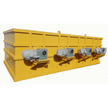 Intermediate buffer silo for the building materials industry