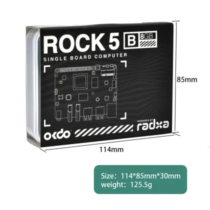 Hot Sale ROCK 5B 8GB Single Board Computer with Rockchip RK3588 Soc Chip