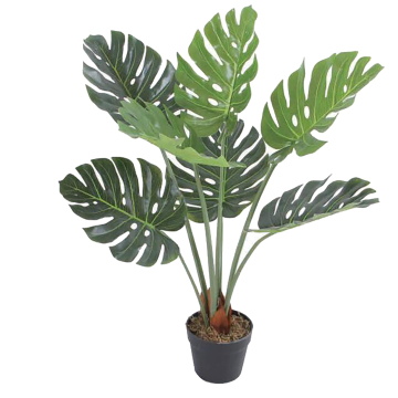 Hot Selling 85cm Linwoo Artificial Monstera Plant - Large Green Leaf Outdoor Decor