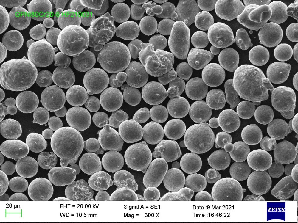 Metal Alloy Powder GPNI80CR20-6