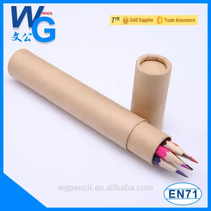 7 colored pencil set/school pencil with customized pencil gift box