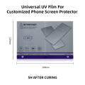 Protector de pantalla UV para la máquina de cortar protector de pantalla