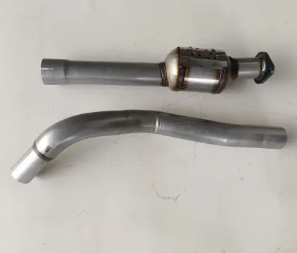 Motorcycle Exhaust Pipe with Honeycomb Ceramic Catalytic Converter - Auto Spare Parts