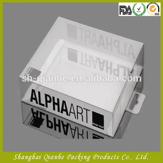 transparent plastic packaging pvc boxes