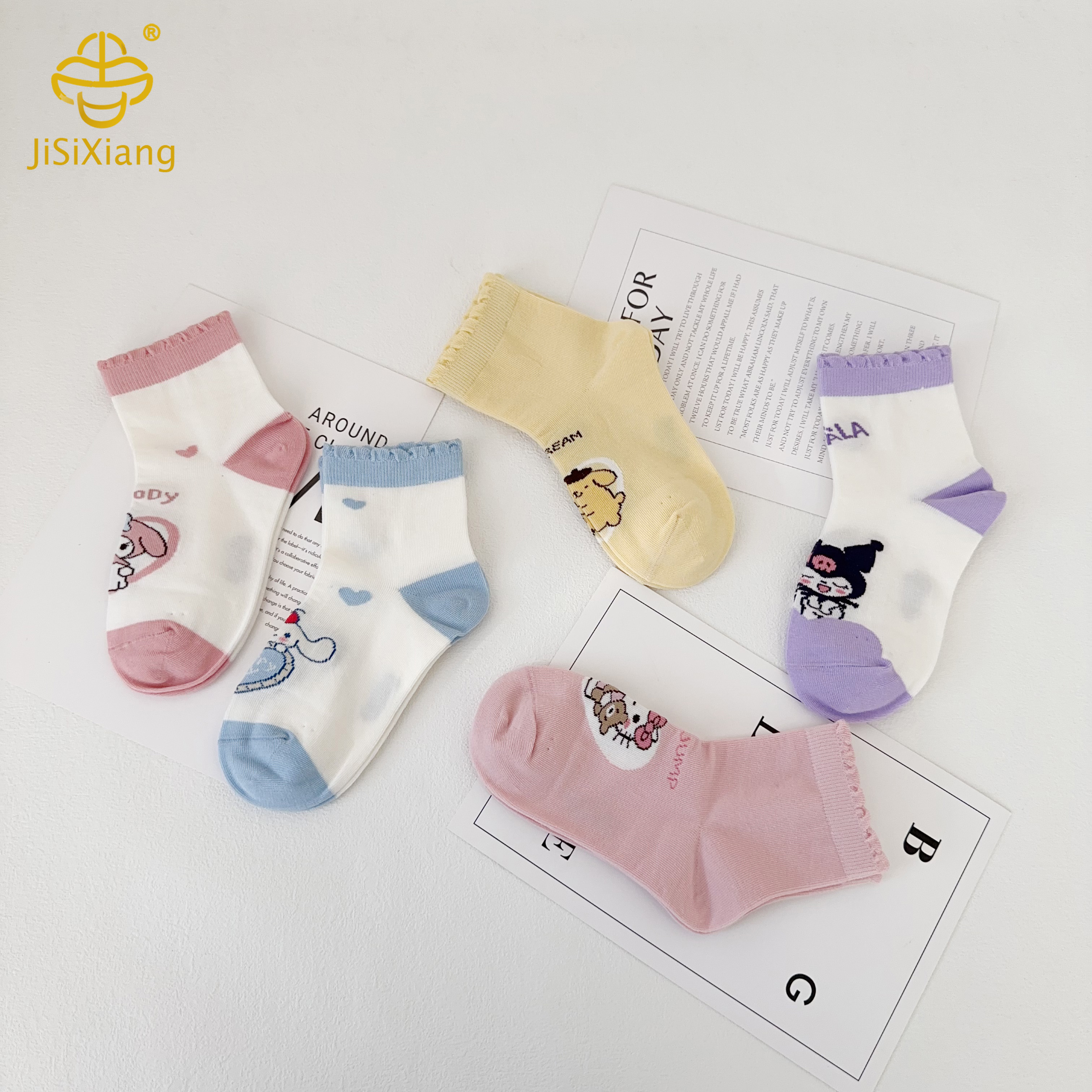 Korean version cartoon Sanrio short sock