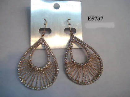 diamond hoop earrings