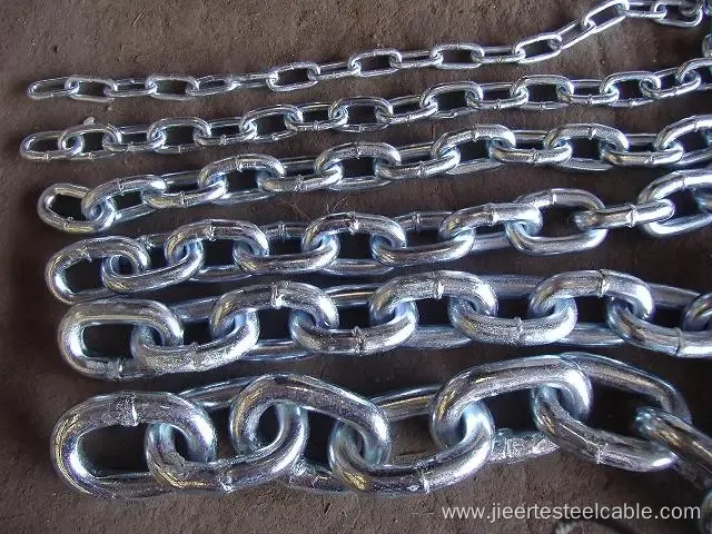 Galvanized and Ungalvanized Welded Link Chain