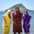 Velour Beach hooded Towel for Adults Robes