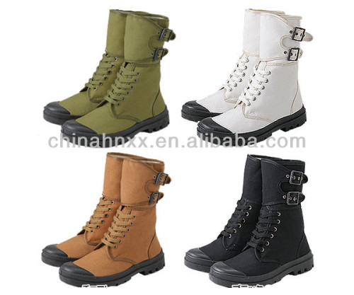 military canvas boots