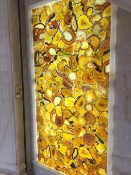 natural yellow agate  stone benefits slabs