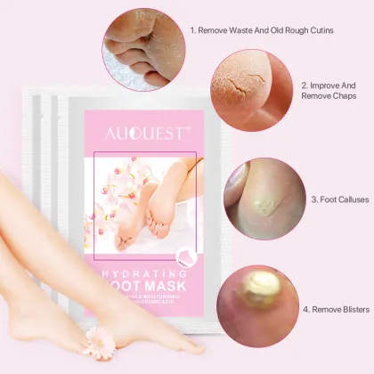 JoyPretty Organic Foot Mask: Exfoliating & Moisturizing Foot Skin Repair