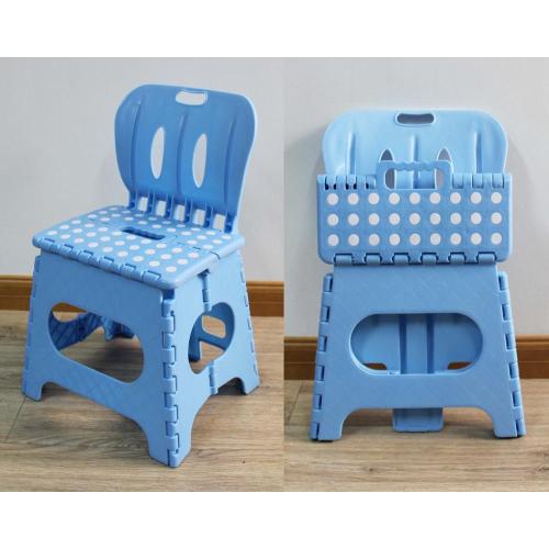 GIBBON Portable Home Outdoor Kids Plastic Folding Travel Stool for Family