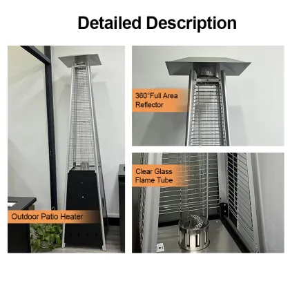 Outdoor heater gas patio heaters waterproof infrared propane
