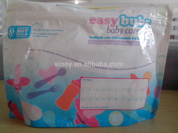 microwave pouch for sterilizing baby bottle