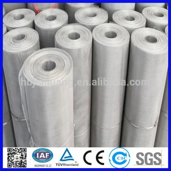 500 300 250 200 140 120 100 25 5 micron 304 306 316 stainless steel wire mesh