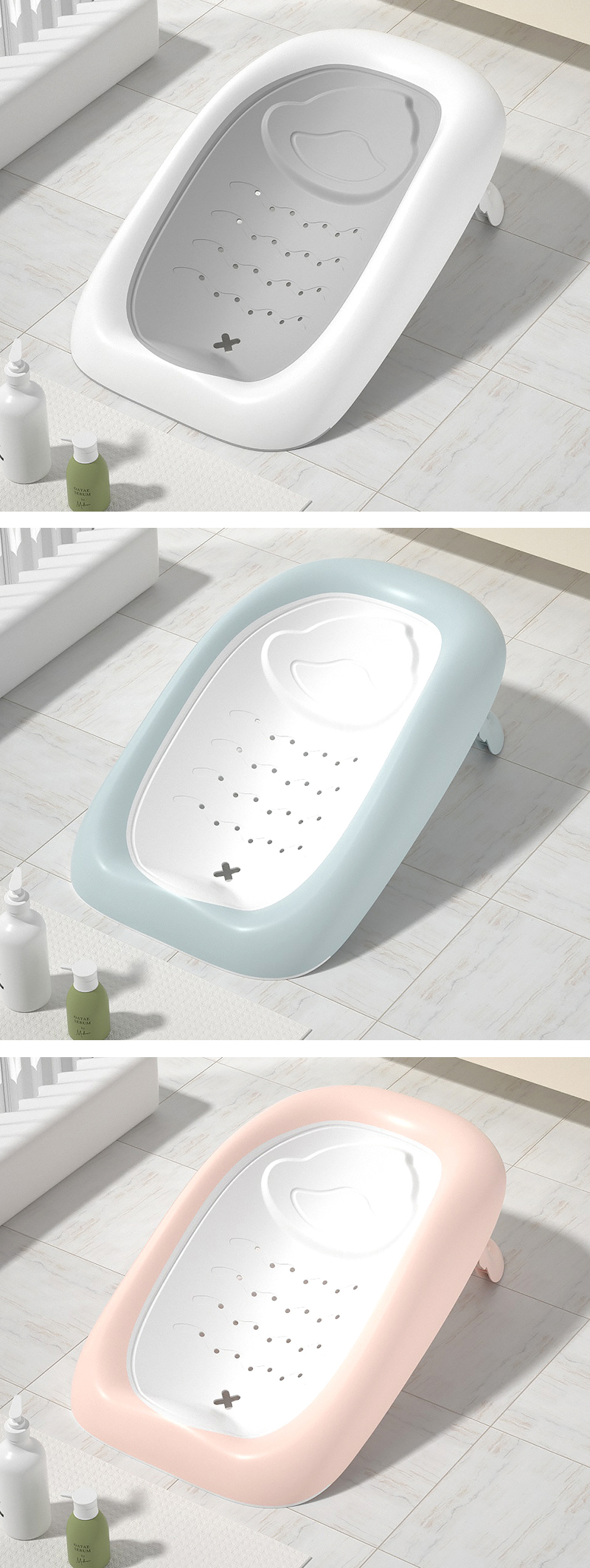 Infant Bath Tub Seat with Adjustable Reclining Back