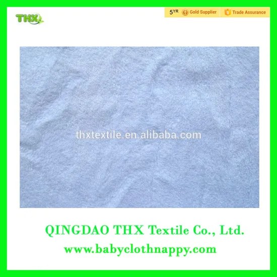THX double sided bamboo cotton terry fabric