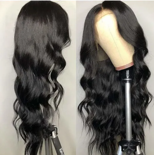 Body Wave Human Hair Wigs 150% Density 13x4 13x6 Front Lace Raw Natural Color With Baby Hair Pre Plucked Wigs