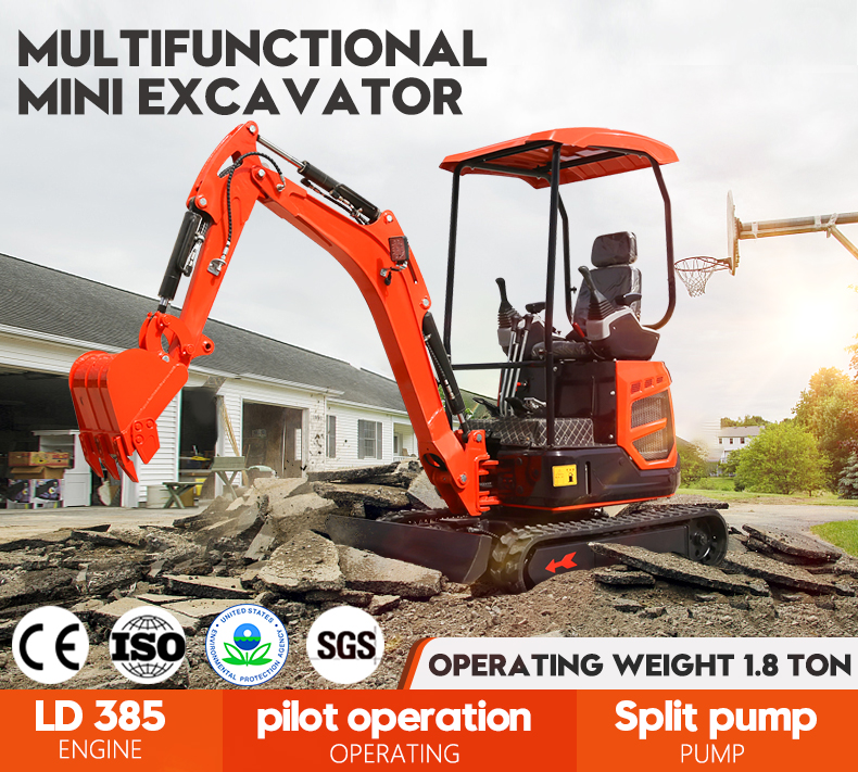 1 8ton Mini Excavator