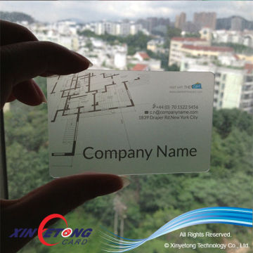 Clear Plastic Business Cards