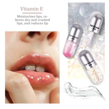 Vegan Mini Capsule Lip Care Set: Lip Oil Scrub, Cream, Moisturizing Balm, Plumping Lipgloss - Long Lasting, Moisturizing, and Plumping Lip Makeup Essentials