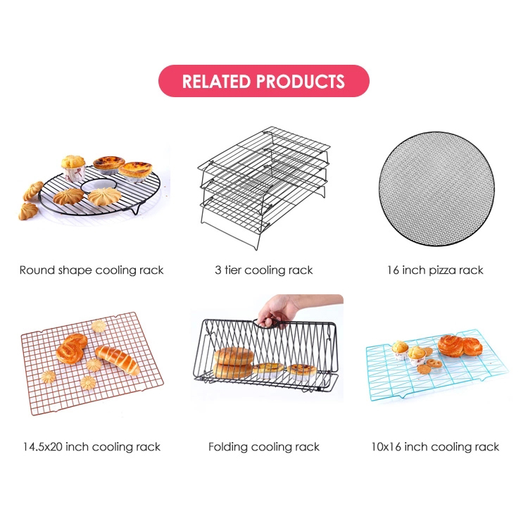 OEM Stainless Steel Metal Wire Baking Cooling Rack