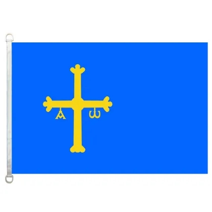 100% polyster 90*150CM Asturias banner Asturias flags