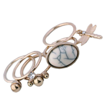 Simple Fashion Full Finger Ring Alloy Hot Sell Yz-040