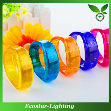 Various colors Sound Activated Flashing Bracelets for choose freely