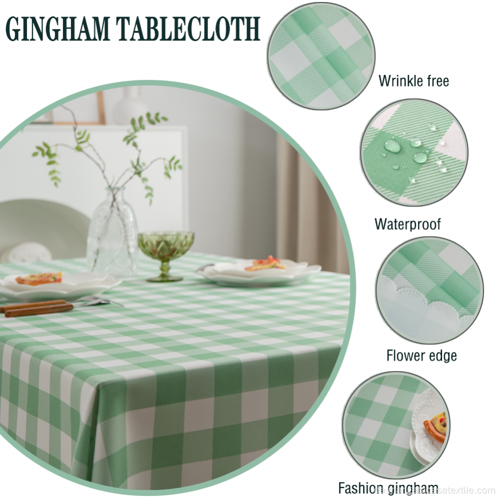 100%Polyester Tabelle Leinen/Tabellenabdeckung