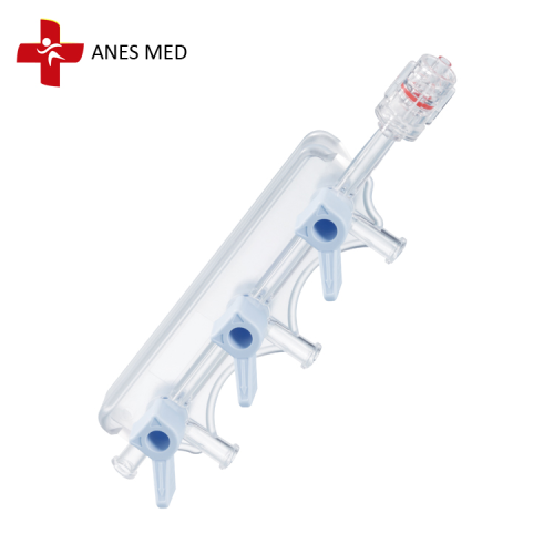 Manifolds de plástico médico de três vias