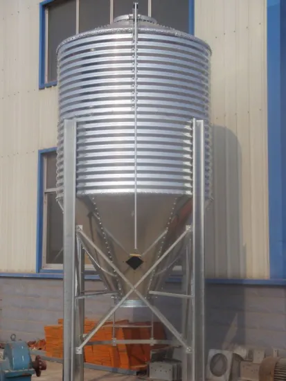 hopper bottom steel silo
