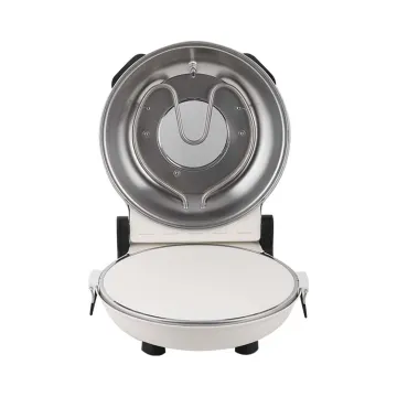 Hot 12 Inch Electric Pizza Oven: 1200W Bread Pizza Maker with Thermometer for Kitchen