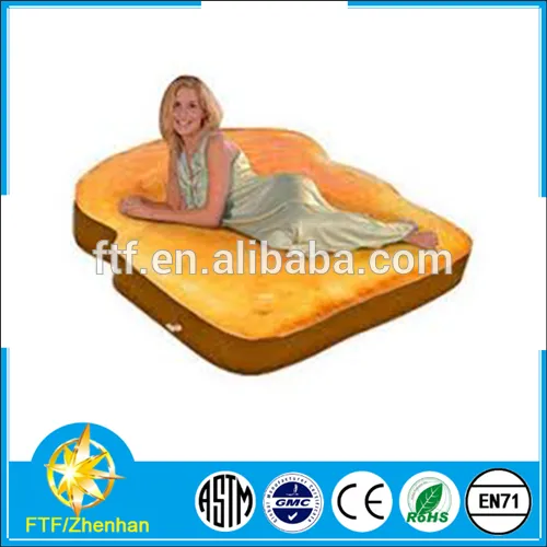 new design bread yellow adult square water float