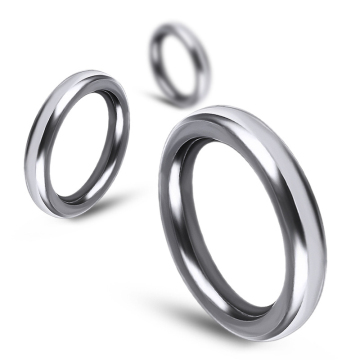 Pek Cincin Memancing Keluli Tahan Karat: 50pcs Cincin Pepejal Untuk Sambungan Lure dan Line