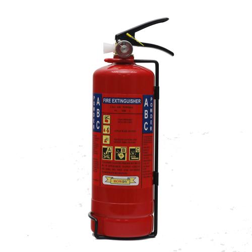 Portable 2kg fire extinguisher with wall bracket